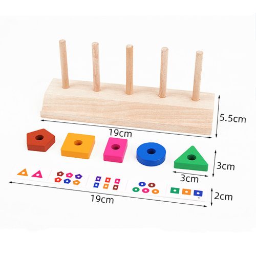 Formaválogató Montessori fajáték