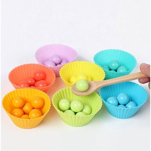 Golyó mozaik kirakó Montessori fajáték