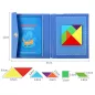 Mágneses tangram fajáték