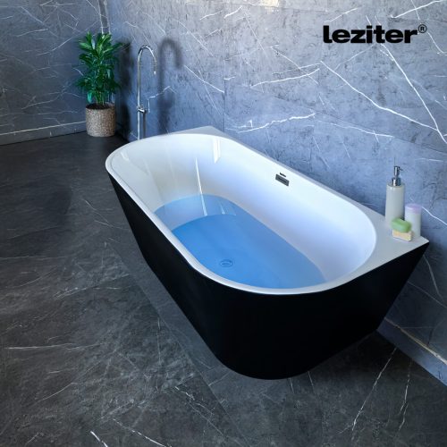 Still szabadon álló fürdőkád fekete