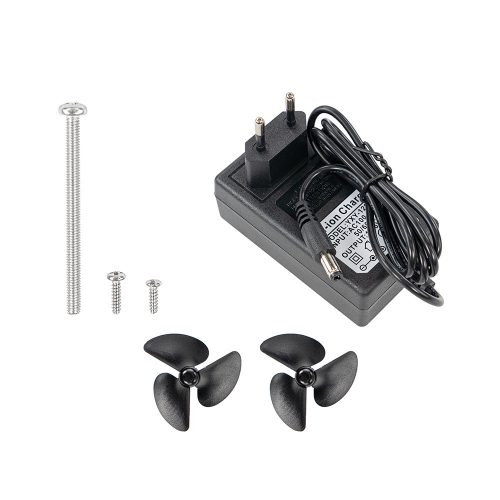 Etetőhajó C12 GPS hátrakidobós fekete