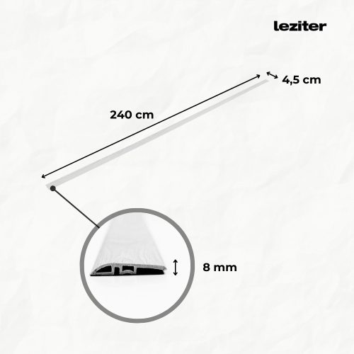 Vinyl SPC padló szintkiegyenlítő Campo tölgy 2400x45x8 mm