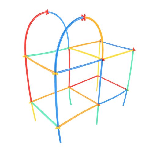 Kreatív építőpálca készlet 1200 db