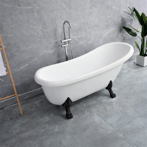 Clark szabadon álló fürdőkád fém lábakkal