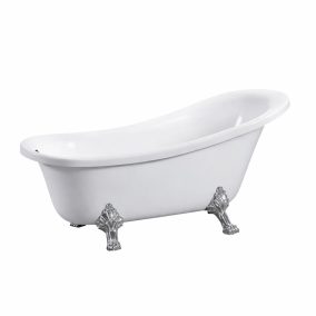 Clark szabadon álló fürdőkád fém lábakkal