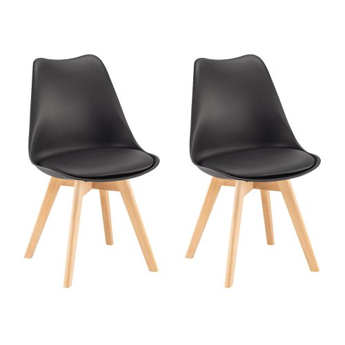 Silla étkezőszék 2 db fekete színben