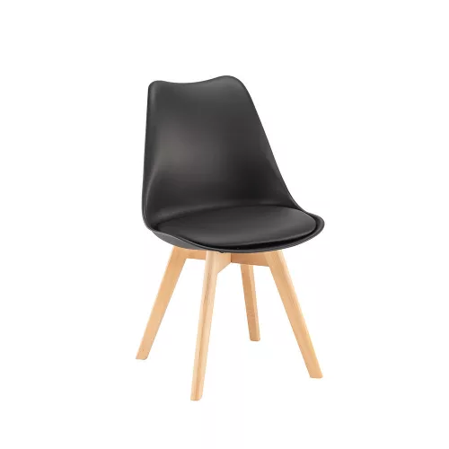 Silla étkezőszék 6 db fekete színben