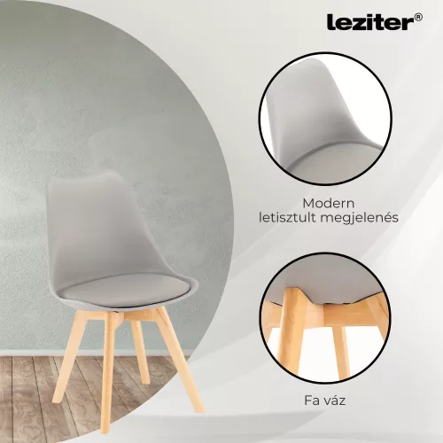 Silla étkezőszék 2 db szürke színben