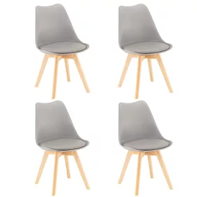 Silla étkezőszék 4 db szürke színben