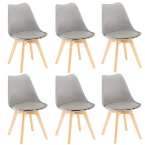 Silla étkezőszék 6 db szürke színben