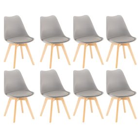 Silla étkezőszék 8 db szürke színben