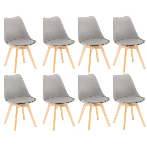 Silla étkezőszék 8 db szürke színben
