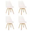 Silla étkezőszék 4 db fehér színben