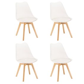 Silla étkezőszék 4 db fehér színben