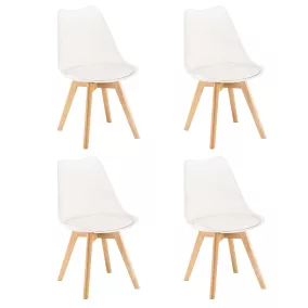 Silla étkezőszék 4 db fehér színben