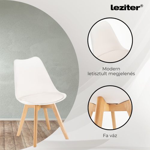 Silla étkezőszék 8 db fehér színben