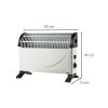 Kolumbo elektromos fűtőtest 600W / 900W / 1500W