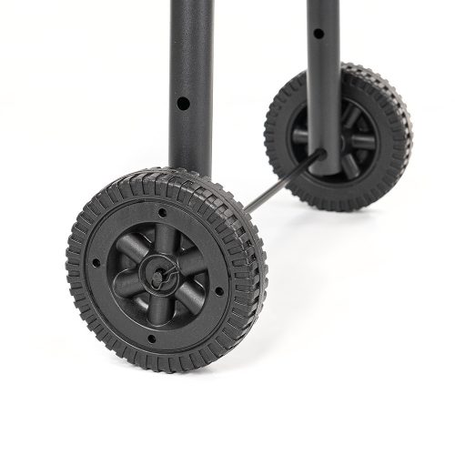 Faszenes kerti grillsütő füstölővel