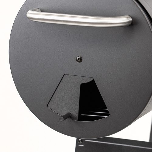 Faszenes kerti grillsütő füstölővel