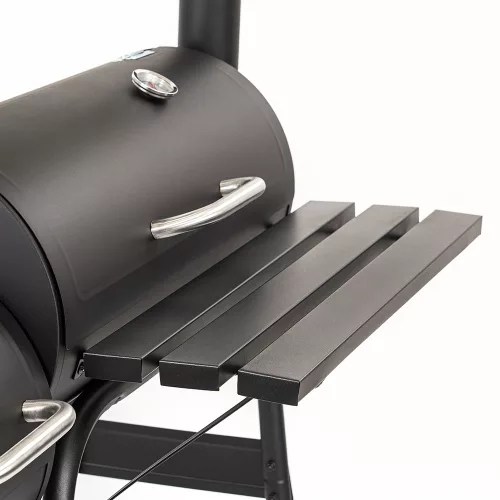 Faszenes kerti grillsütő füstölővel