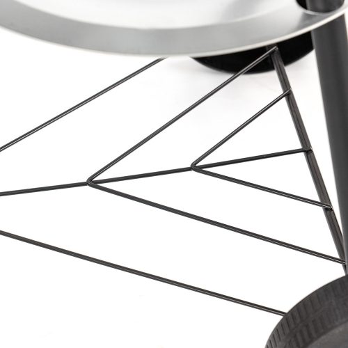 Faszenes kerti gömb grillsütő kerekes