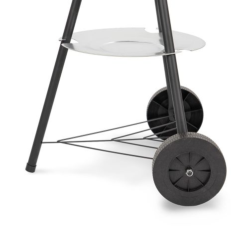 Faszenes kerti gömb grillsütő kerekes