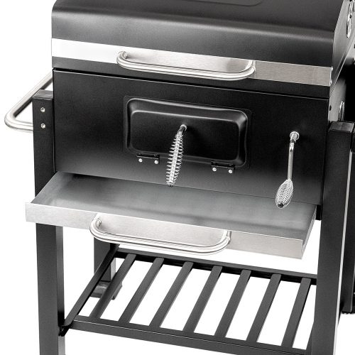 Multifunkciós faszenes kerti grillsütő