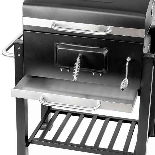 Multifunkciós faszenes kerti grillsütő
