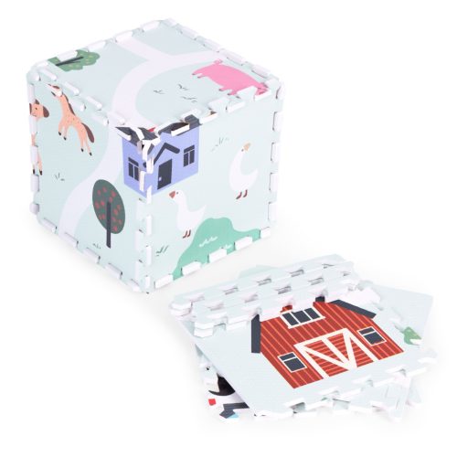 Nagy EVA habszivacs szőnyeg farm 90.5x90.5 cm 21 db