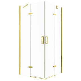   Flow Gold szögletes nyílóajtós zuhanykabin zuhanytálca nélkül