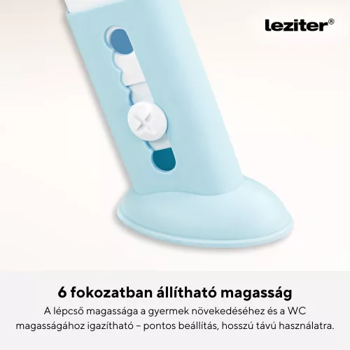 Lépcsős WC szűkítő kék