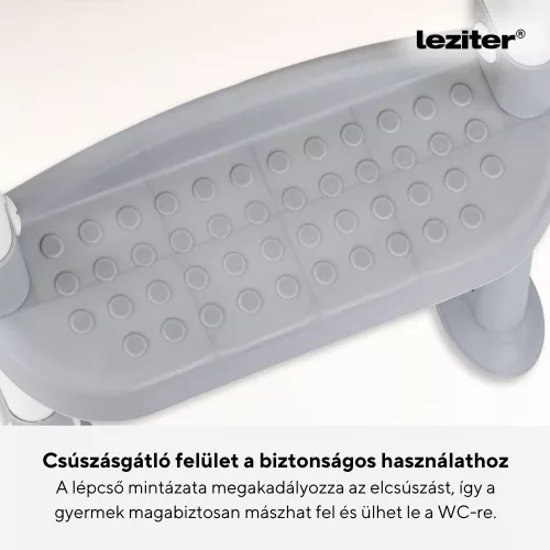 Lépcsős WC szűkítő szürke