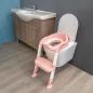 Lépcsős WC szűkítő rózsaszín