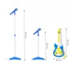 Elektromos gitár mikrofon állvány gyerekeknek mp3 kék