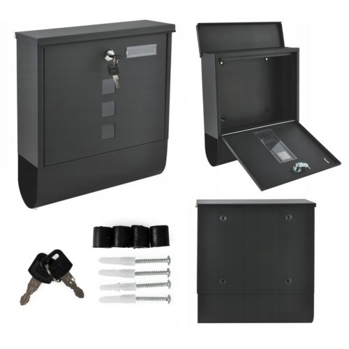 Két oldalról nyitható acél postaláda