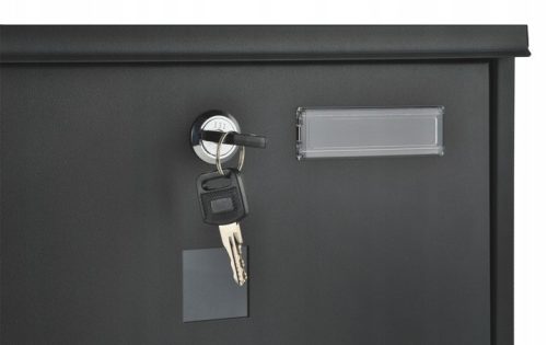 Két oldalról nyitható acél postaláda