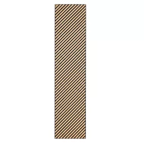 Akusztikus falpanel Deco I bambusz hatású 260x60x1,8 cm