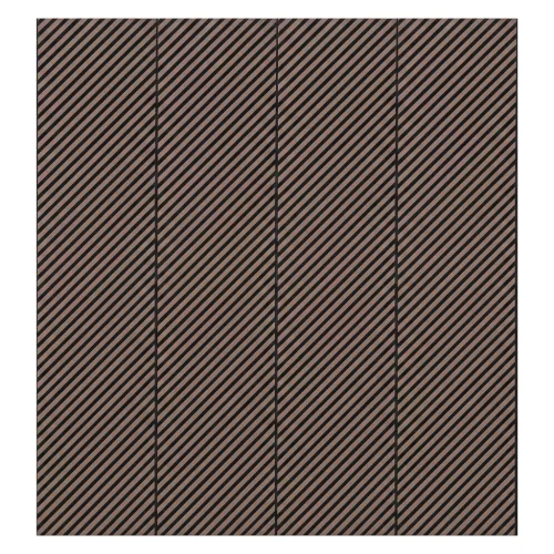 Akusztikus falpanel Deco I olajos tölgy hatású 260x60x1,8 cm