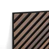 Akusztikus falpanel Deco I dió hatású 260x60x1,8 cm