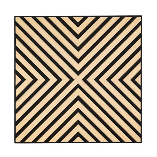 Akusztikus falpanel Deco IV bambusz hatású 60x60x1,8 cm