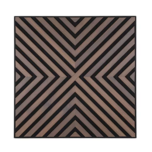 Akusztikus falpanel Deco IV dió hatású 60x60x1,8 cm