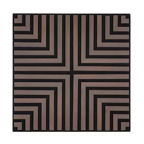 Akusztikus falpanel Deco V dió hatású 60x60x1,8 cm