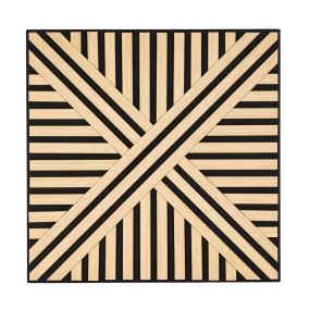 Akusztikus falpanel Deco VI bambusz hatású 60x60x1,8 cm