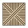 Akusztikus falpanel Deco VI bambusz hatású 60x60x1,8 cm