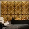 Akusztikus falpanel Deco VI bambusz hatású 60x60x1,8 cm