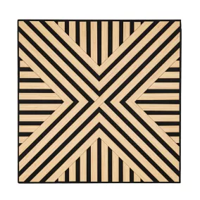 Akusztikus falpanel Deco VII bambusz hatású 60x60x1,8 cm