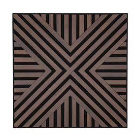 Akusztikus falpanel Deco VII dió hatású 60x60x1,8 cm