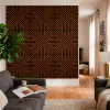 Akusztikus falpanel Deco VII dió hatású 60x60x1,8 cm