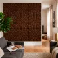 Akusztikus falpanel Deco VII dió hatású 60x60x1,8 cm