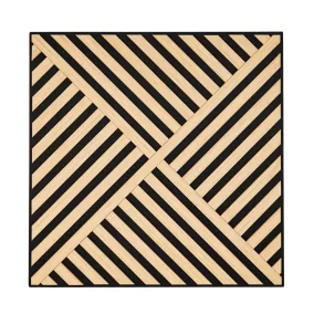 Akusztikus falpanel Deco VIII bambusz hatású 60x60x1,8 cm